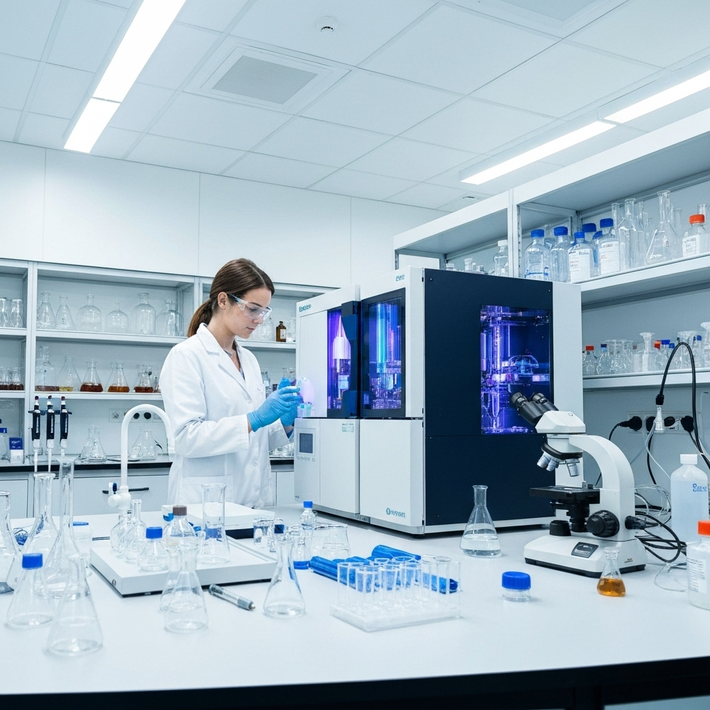 Well-equipped science laboratory